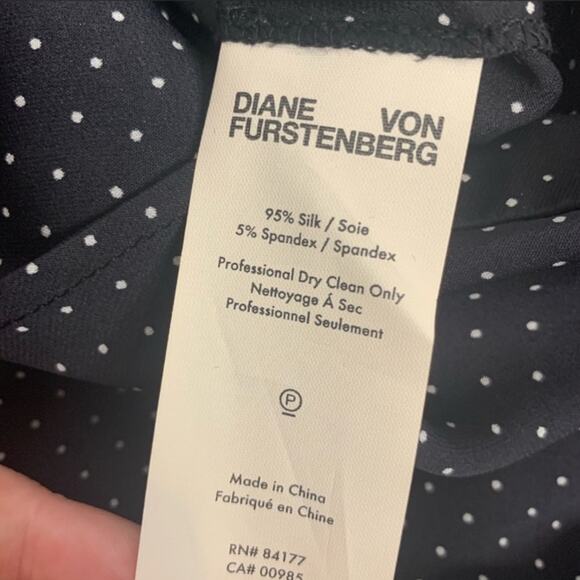 Diane Von Furstenberg polka dot halter jumpsuit - Picture 7 of 8